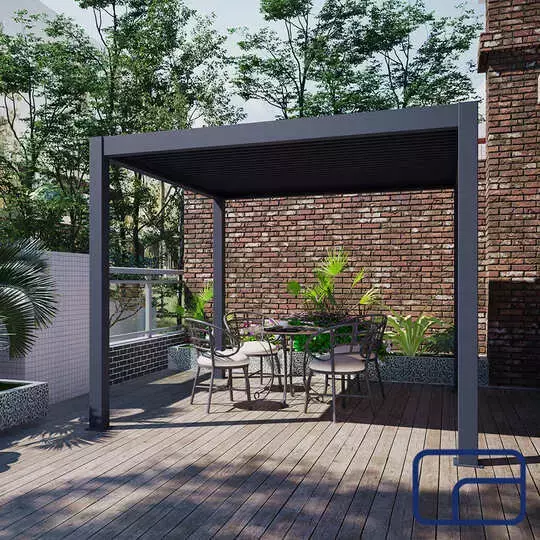 Aluminium Pergola Gazebo 3x3m