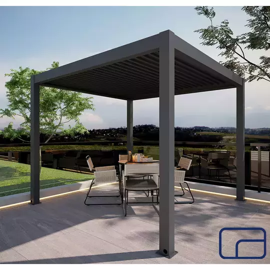 Aluminium Pergola Gazebo 3x3m