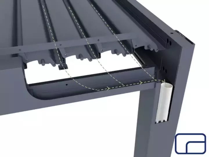 Aluminium Pergola Gazebo 3x4m