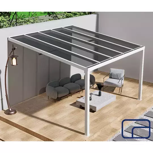 Wall Mounted Polycarbonate Pergola 3x3m